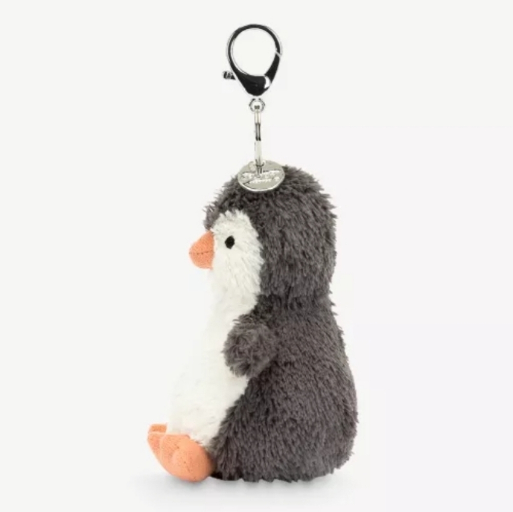 Jellycat Peanut Penguin Bag Charm 6.7x2.4x2.4" Soft and Plush NWT Authentic - Picture 2 of 6